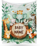 Ship Next Day, Personalized Baby Blanket – Printed in USA, Custom Baby Blanket for Boys & Girls, Baby Blanket with Name, Baby Shower, Easter, Christmas, Birthday Newborn & Toddler Gifts, Baby Gifts by TinyTreasures Baby Boutique
