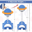Costzon Kids Basketball Hoop, Toddler Sports Activity Center w/ 5 Adjustable Height Levels, Basketball Soccer Golf Game Set, Indoor Outdoor Basketball Hoop Set Gift for Baby Infant by TinyTreasures Baby Boutique