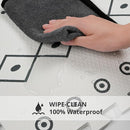 Baby Foam Play Mat, PIGLOG 72x48 Baby Crawling Mat, Floor Mats for Kids for Infants with Interlocking Tiles, Toddler Playmats for Indoor and Outdoor, Easy to Clean Playroom Mats, (Symbol+Bohemia) by TinyTreasures Baby Boutique