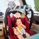 Car Seat Toys, Baby Activity Spiral Hanging Toys for Stroller Car Seat Crib Bar Bassinet Mobile, Musical Elephant Toys for Newborn Infant Boys Girls 0 3 6 12 Months by TinyTreasures Baby Boutique