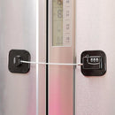 YEYA Upgraded Refrigerator Door Lock with Combination for Adults, Lock for Fridge, Freezer, File Cabinets, Desk Drawers, Locker, Child Safety Latch, Easy Install No Drlling 1 Pack by TinyTreasures Baby Boutique
