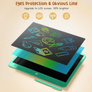 LCD Writing Tablet for Kids, 15 Inch Large Screen Doodle Board Drawing Writing Tablet Board, Educational Toddler Toys Birthday Gift School Office Notes for 3-12+ Year Old Girls Boys, Green by TinyTreasures Baby Boutique