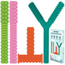 ERKOON Sensory Chew Toys for Autistic Children, 4 Pack Silicone Chewy Tube Oral Motor Tools for Sensory Kids with Autism, Biting, ADHD, SPD, Chewies with Special Needs, Teething Sticks Toys (4 Pack