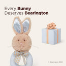 Bearington Collection Baby Lil' Bunny, 5.5 in Plush Bunny Rabbit Stuffed Animal, Soft Baby Rattles and Plush Rings Gift - Newborn Toy by TinyTreasures Baby Boutique