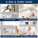 Baby Playpen 50x50 Inch, Playpen for Babies and Toddlers Baby Playpen Fence Playard Activity Center, Without MAT Included by TinyTreasures Baby Boutique