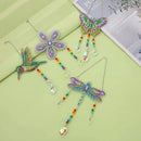 Bingcute Diamond Art Painting Suncatchers, 4 pcs Sun Catchers Diamond Art Painting Kits for Kids DIY Crafts for Adults Hummingbird Prism Crystal Suncatchers Wind Chime Windows Garden Decorations by GreenHaven Gardens