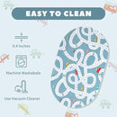 STARUIA Large Kids Playroom Rug, 4'x6' Washable Road Rug for Nursery, Non-Slip Fun Area Rugs for Kids Room, Blue Car Rugs Play Mat Soft Baby Carpet for Boys Girls Dorm Toy Room Tent by CozyNest Decor