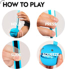 Otamatone Japanese Electronic Musical Instrument Portable Music Synthesizer from Japan by Maywa Denki Studio, Award Winning, Educational Fun Gift for Children, Teens & Adults - Blue by TinyTreasures Baby Boutique