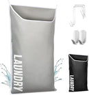 Hanging Laundry Hamper Bag XL 40x22", Space Saving over the Door Storage Bags, Behind the Door Hampers for Dirty Clothes & Wall Mounted Basket for Bathroom, Organizer for Small Room Spaces RV by CozyNest Decor