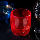KAMMAK Crystal Whiskey Glasses Set of 2, 7oz Old Fashioned Glasses Stemless, Hand Blown Colored Cocktail Glasses, Engagement Gifts for Couples, Women, Men by CozyNest Decor