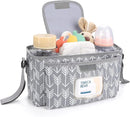 Accmor Universal Stroller Organizer with Insulated Cup Holder and Shoulder Strap, Stroller Bag Caddy Organizer Stroller Accessories for Uppababy, Baby Jogger, Nuna, Doona, Britax Strollers by TinyTreasures Baby Boutique