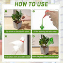 4 Pcs Plant Watering Globes, Hand-Blown Mushroom-Shaped Self Watering Globes, Suitable for Indoor&Outdoor Plant Watering Devices by GreenHaven Gardens