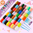 Air Dry Clay Kit,56 Colors Modeling Magic Clay for Kids,DIY Classroom Bulk Starter Sculpting Kit, Soft & Ultra Light, Art and Crafts Party Favors for Boys Girls Kids 3-12 by TinyTreasures Baby Boutique