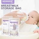 600 Count Breastmilk Storage Bags 7oz Breast Milk Bags for Breastfeeding Self Standing Breastmilk Storing No Leak Double Seal Freezer Storage for Refrigeration and Freezing(Purple) by TinyTreasures Baby Boutique