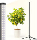 Barrina Standing Grow Light T10, 42W 5000K, Full Spectrum LED Plant Light for Indoor,Vertical Grow Light, Wide Coverage, 4FT Height with On/Off Switch and Tripod Floor Stand by GreenHaven Gardens