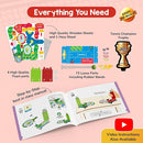 Smartivity Tabletop Tennis - Pickleball Game Kit for Kids 6 to 12, 2-Player STEM Toy with Mechanical Rackets & Scoreboard, Birthday Gift for Boys & Girls Age 6,7,8,9,10,11,12,13,14 Years by TinyTreasures Baby Boutique