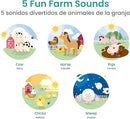 Binibi Spanish Books for Babies & Toddlers 1-3 La Granja Interactive Bilingual Sound Book with Farm Animal Sounds | Bilingual Children's Book | Spanish Learning for Kids | Libro en español para bebés by TinyTreasures Baby Boutique