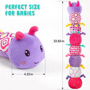 Baby Stuffed Animal Toys for 0-6 6-12 Months, Baby Musical Caterpillar Tummy Time Toys for Babies 3 6 9 12 18 Months, Newborn Infant Sensory Toys Gifts for 1 2 Year Old Boys Girls by TinyTreasures Baby Boutique
