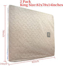 2 Pack King Mattress Bags for Moving and Storage-5 Mil Zipper Plastic Waterproof Mattress Storage Bags by TinyTreasures Baby Boutique