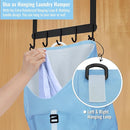 Laundry Bag Backpack, 125L Extra Large Travel with Shoulder Straps, Adjustable & Extendable Design, Laundry Hamper Bag with 3 Pockets for Laundromat, College, Travel, Camping (Light Blue) by TinyTreasures Baby Boutique