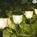 AOSEA Bright 10 Pack Solar Lights Outdoor IP65 Waterproof,LED Solar Lights for Outside,Landscape Lighting,Garden Decorative for Yard,Patio,Landscape,Pathway,Sidewalk,Driveway,Lawn (Warm) by GreenHaven Gardens