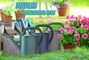 Watering Can 1 Gallon for Garden, Indoor Plants, Outdoor Plant House Flower, Large Long Spout with Sprinkler Head (Grey) by GreenHaven Gardens