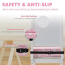 Booster Seat for Kitchen Chair with Adjustable Straps, Toddler Booster Seats for Dining Table Portable for Travel Camping Eating, Booster Cushion for Table for Baby Child Infant Kid Boy Girl by TinyTreasures Baby Boutique