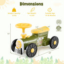 Ride on Toy with Steering Wheel and Train Whistle Sound Button