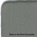 Rottweiler Dish Drying Mat Absorbent Dish Drying Mat Pad for Kitchen Counter Dish Drainer Mat for Countertop, 14 x 21", Multicolor