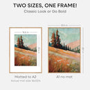 Homeforia A1 Poster Frame Natural Wood, High End Oak 23.4 x 33.1 Large Wooden Picture Frames Matted to 16.5 by 23.4 for Photo, A1 Size Light Wood Frames with Mat A2, Tempered Glass, Wall Kit, Set of 1 by CozyNest Decor