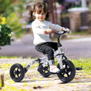 Ancaixin 3 in 1 Toddler Tricycles for 2-5 Years Old Boys Girls with Adjustable Seat Detachable Pedal and Bell, Foldable Baby Balance Bike Riding Toys, Kids Birthday Christmas New Year Gift (Silver) by TinyTreasures Baby Boutique