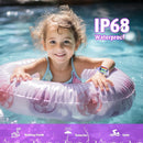 Smart Watch for Kids No Phone Needed, Tempered Glass Fitness Tracker Watch Boy Girl Teens with 19 Sport Modes, Pedometer, Sleep Monitor, Kids Watch Birthday Gifts Toy Gift for Girls Boys 6-16 (Purple) by TinyTreasures Baby Boutique