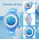 Kids Watch,Boys Watch for 3-15 Year Old Boys,Digital Sport Outdoor Multifunctional Chronograph LED 50 M Waterproof Alarm Calendar Analog Watch for Children with Silicone Band,Kids Gift by TinyTreasures Baby Boutique