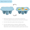 Baby Food Feeder Pacifier with Breast Milk Popsicle Teether-Silicone Forage Feeder for Babies-Breastmilk Storage Container and Freezer Tray-Teething Popsicle Molds for Soothing Relief by TinyTreasures Baby Boutique