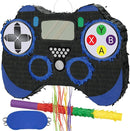 WERNNSAI Video Game Piñata - Game Controller Piñata Bundle with Blindfold and Bat for Boys Kids Piñata Gaming Theme Party Decoration Supplies Pull String Piñata for Birthday Party Celebration Blue by TinyTreasures Baby Boutique