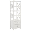 Hollis 3-piece 67-inch TV Stand Entertainment Center White