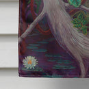 Bird - Egret House Flag 28x40 Porch Sleeve Pole Decorative Outside Yard Banner Artwork Wall Hanging, Polyester