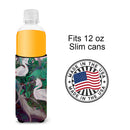 Bird - Egret Slim Can Hugger , Insulated Foam Hugger for 12 oz Slim Cans, Beer Bottles & Water Bottles, Printed in USA
