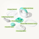 Willow Go - Hands Free Breast Pump - Wearable Breastfeeding Pump - Portable, Electric, Cordless, & 9 Levels of Hospital Grade Suction Strength - Postpartum Essentials - Single Breast Pump by TinyTreasures Baby Boutique