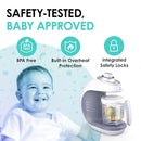 Lil’ Jumbl - Baby Food Maker Steamer and Blender - Puree Blender with Timer, One-Press Processor & Auto Shutoff, Cook & Steam Fruits, Veggies & Other Healthy Homemade Infant & Toddler Meals in Minutes by TinyTreasures Baby Boutique