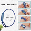 Kids Bracelet Compatible with AirTag, GPS Kid Tracker Holder Braided Wristband for Apple Air Tag, 2022 Upgraded Nylon Adjustable Anti Lost Airtag Watch Band for Kids Children Elders (blue) by TinyTreasures Baby Boutique