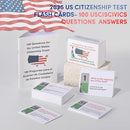 US Citizenship Flash Cards 2025 | 100 USCIS Civic Flash Card (Questions & Answers) | Bilingual English & Spanish Naturalization Test Study Guide | Includes Booklet & Portable Cards Ideal Gifts by TinyTreasures Baby Boutique