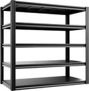 5-Tier 47" W x 24" D x 84" H Garage Shelving 3000LBS Storage Shelves Heavy Duty Metal Shelf Unit Adjustable Basement Industrial Storage Racks by GreenHaven Gardens