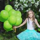 RUBFAC Lime Green Balloons 129pcs Light Fruit Neon Green Latex Balloon 18 12 10 5 Inch Garland Arch Kit for Birthday Party Dinosaur Jungle Baby Shower Decoration by TinyTreasures Baby Boutique
