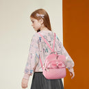 KL928 Girls Bowknot Polka Dot Cute Mini Backpack Small Daypacks Convertible Shoulder Bag Purse for Women by TinyTreasures Baby Boutique