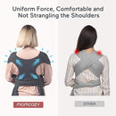 Momcozy Baby Wrap Carrier, Easy to Wear Infant Carrier Slings, Lightweight Hands Free Baby Sling, Adjustable Baby Carriers for Newborn to Toddler 8-35 lbs, Deep Grey by TinyTreasures Baby Boutique