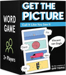 OFF TOPIC Get The Picture Card Game - A Fun Word Puzzle Game 2 Players+ Party Game by TinyTreasures Baby Boutique