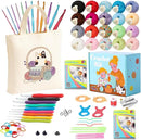Yarniss Beginners Crochet Kits Adults,Starter Crochet Kit with 1132 Yards Crochet Yarn&21 Size Knitting Hooks,Learn to Crochet Set with Case by TinyTreasures Baby Boutique