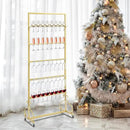 40 Slots Champagne Holder Stand for Party, Wine Glass Display Wall Holder, Stable Wine Glass Stemware Rack for Bar, Wedding, Party (Gold) by CozyNest Decor