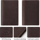 Ringsun Leather Passport Cover for Men Women, RFID Passport Wallet Case Travel Passport Holder for Family by TinyTreasures Baby Boutique